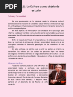 Resumen Unidad II Atropología Cultural 