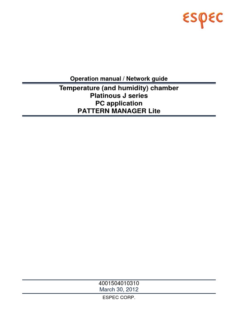 PatternManagerLite UserManual 4001504010310 E | PDF | Installation ...