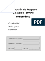 6° Primaria Matemática Cuadernillo 1 Ok