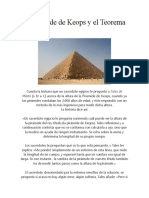 La Pirámide de Keops y El Teorema de Tales