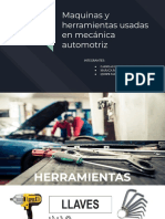 Maquinas y Herramientas Usadas en Mecánica Automotriz