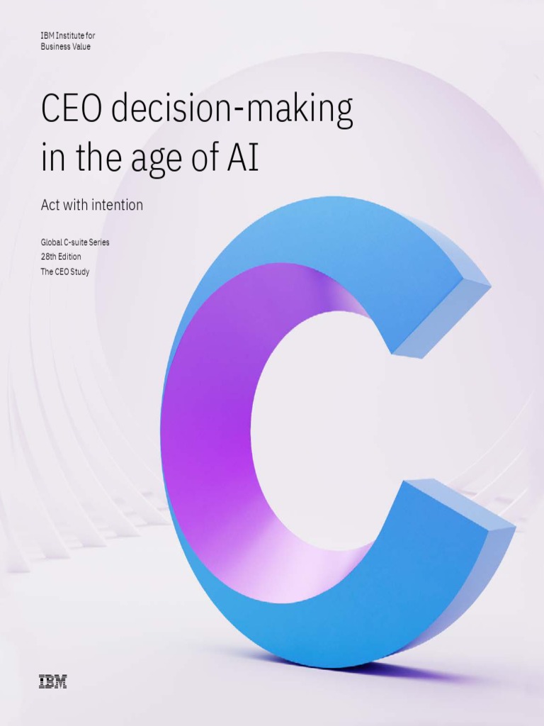 CEO Decision-Making in AI Era | PDF | Artificial Intelligence ...