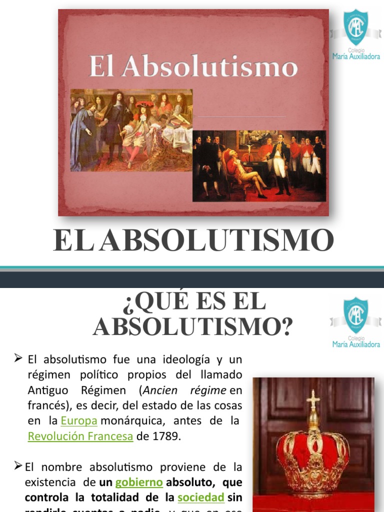 3o Sesion 02 El Absolutismo | PDF | Teorías políticas | Ciencias Políticas