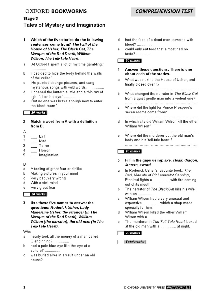 Obw Tales of Mystery and Imagination | PDF