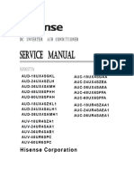 Service Manual Hisense Corporation DC Inverter Air Conditioner Unit