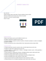 PROIECT DIDACTIC - Formare de Precipitate