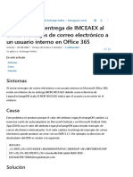Informe de No Entrega de IMCEAEX Al Enviar Mensajes de Correo Electrónico A Un Usuario Interno - Exchange