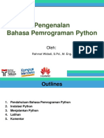 Pembelajaran 1 Dasar Pemrograman Python