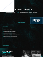 Guia ChatGPT + Fórmula Do Comando Perfeito - Pela Inteligência