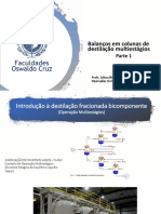 Apresentação - Balanços em Colunas Multiestágios