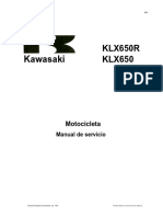 Manual Kawasaki Klx650 (Español)