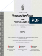 Universidad César Vallejo: Yaniret Karla Linares Paitan