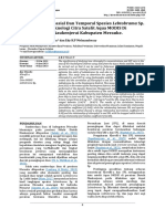 Jurnal Pola Distribusi Spasial Dan Temporal Spesies Lebtobrama Sp.