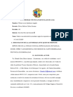 Realice Una Solicitud de Inventario Según Los Requisitos Establecidos en El Art. 142 Del COGEP.