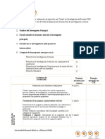 Anexo 5 Rúbrica de Evaluación de Proyectos de Investigación-Creación Por CIEs