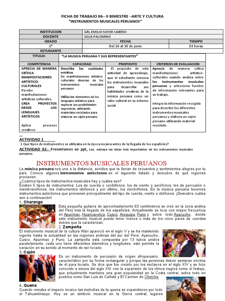 ficha-6-instrumentos-musicales-peruanos-pdf-instrumentos-musicales