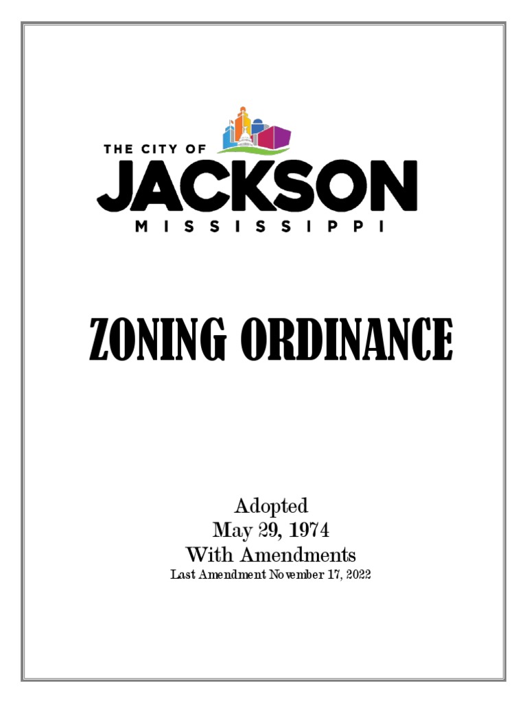 Zoning Ordinance PDF Meal Zoning