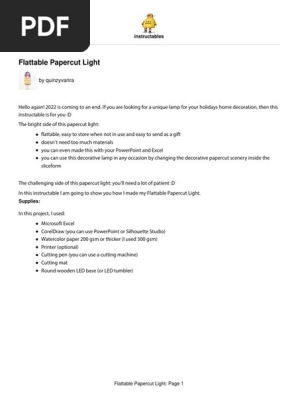Flattable-Papercut-Light
