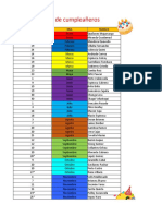 Lista de Curso (Cumpleaños)