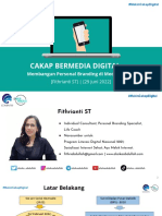 Cakap Bermedia Digital - Membangun Personal Branding Di Sosial Media