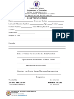 Home Visitation Form