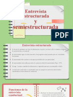 Entrevista Estructurada y Semiestructurada