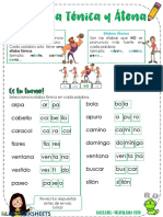 Silaba Tonica y Atona
