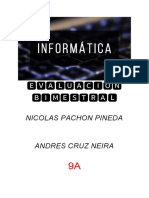 Evaluacion Bimestral - Nicolas Pachon 9A