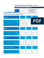 Evaluación Desempeño