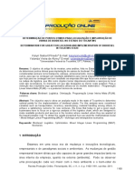 Determinzação de Pontos Otimos para Implementação de Uzinas Prod de Biodesel em Tocantins