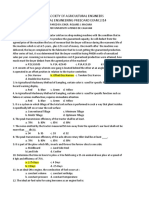 Mechanization Exam 1 Questionaire With Answers