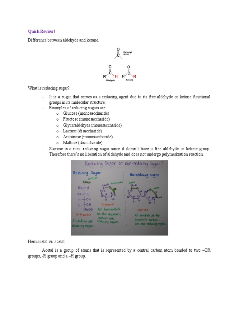 Moores Test and Barfoeds Test | PDF | Carbohydrates | Aldehyde
