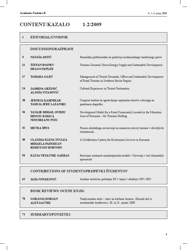A certification system for ecotourism se pdf cheese tourism