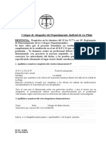 FORMULARIO DE DENUNCIA Rellenable