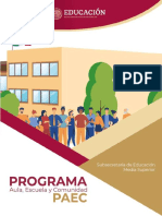 Programa Aula, Escuela y Comunidad - (Documento)