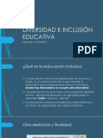 Diversidad e Inclusión Educativa