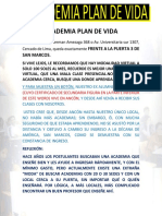 Dirección Plan de Vida Oficial