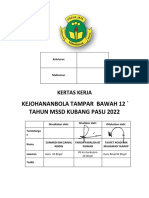 Kertas Kerja MSSK Kedah 2022