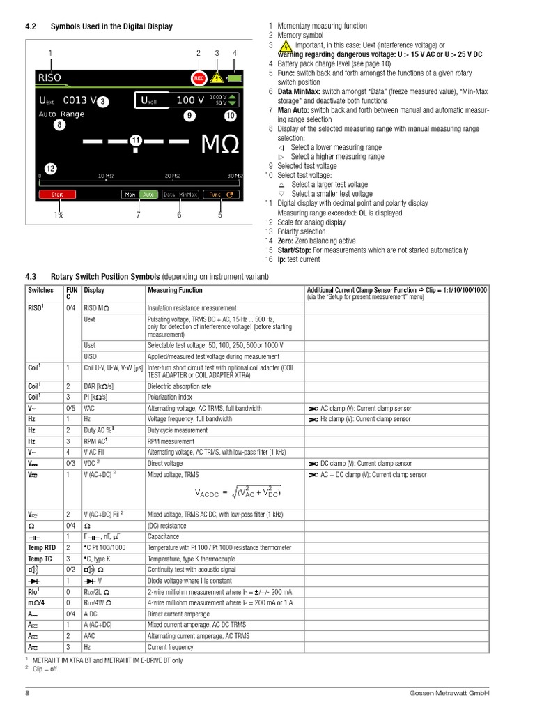 metrahit-im-serie-ba_gb_8 | PDF | Alternating Current | Switch