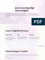 Practical Tips For Lowering High Blood Pressure in English