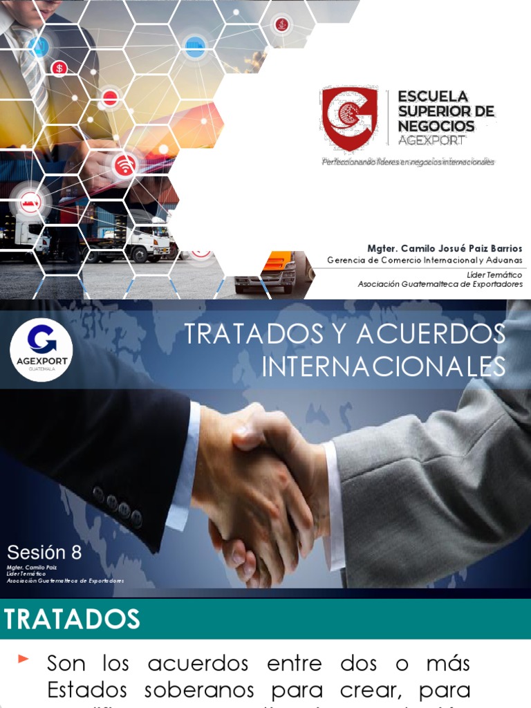 Sesión 8 Tratados Y Acuerdos Internacionales Pdf Tratado Guatemala