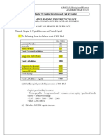 Chapter 5 - Capital Structure and Cost of Capital