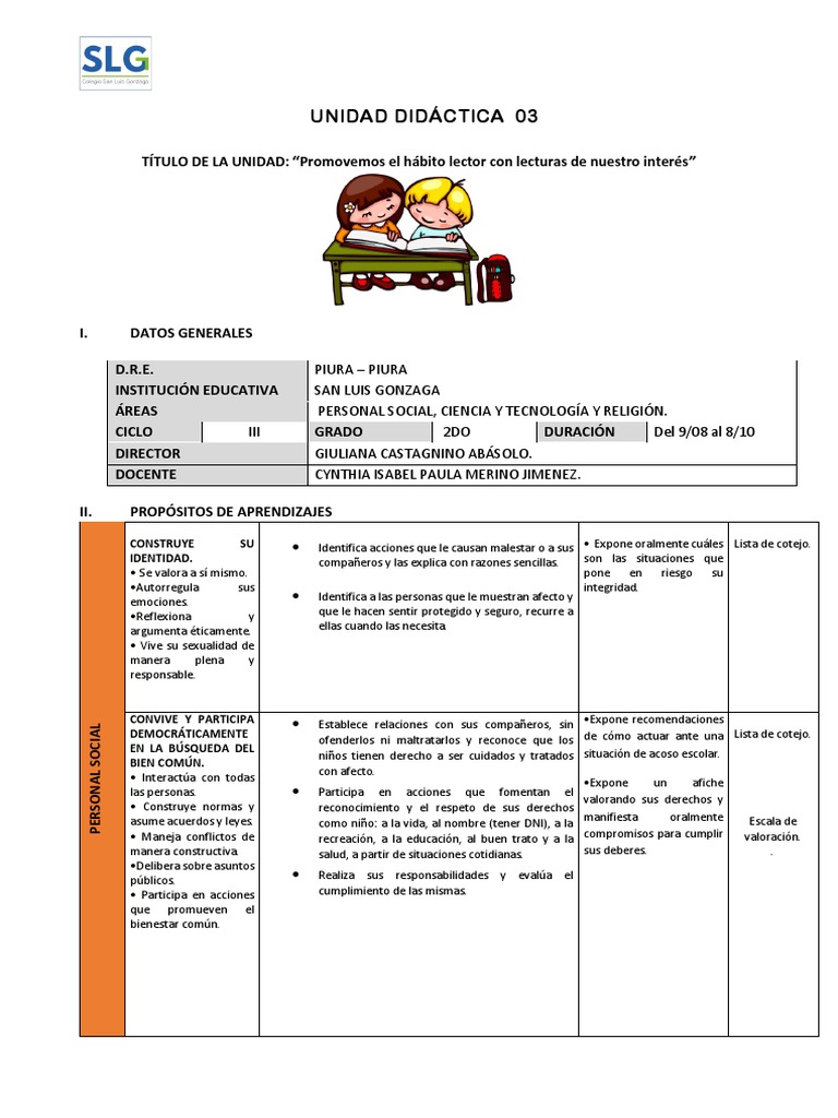 Proyectos de Aprendizaje para 2do Grado | PDF | Aprendizaje | Evaluación