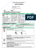 1 Sesion de Aprendizaje-MAT