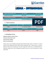Ficha Clinica Nutricional - Caso Clinico
