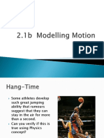 2.1b Modelling Motion