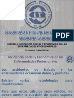 Incidencia Social y Economica en Las Enfermedades Profesionales