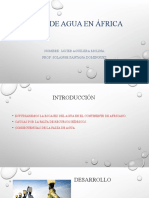 Falta de Agua en África