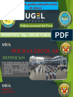 Policia Escolar Ugel Otuzco 2023