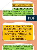 Religious Instruction